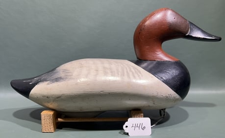 MADISON MITCHELL CANVASBACK DRAKE DECOY