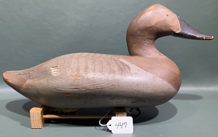 MADISON MITCHELL CANVASBACK HEN DECOY