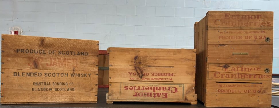 SIR JAMES & 2 EATMOR CRANBERRIES ADVERTISING BOXES (1 of 7)