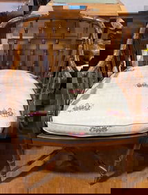 FAIRFIELD FAUX BAMBOO ARM CHAIR