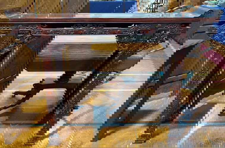 CARVED CHINESE ALTER CONSOLE TABLE (1 of 8)