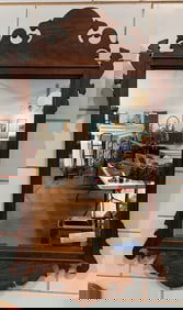 CUSTOM MADE SOLID MAHOGANY CHIPPENDALE MIRROR