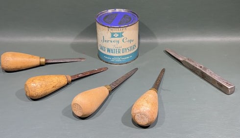 PHILLIPS JERSEY CAPE 1 PINT OYSTER CAN & OYSTER