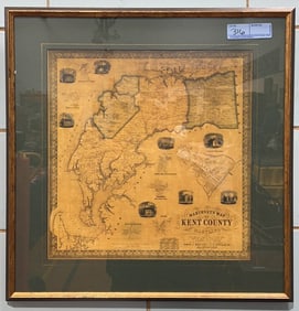 MARTENET'S MAP OF KENT COUNTY MD