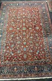 LARGE HANDMADE ORIENTAL ROOMSIZE RUG