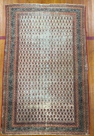 ANTIQUE HANDMADE ORIENTAL AREA RUG