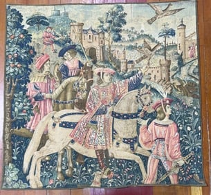 FRENCH REPRO "THE DEPARTURE FOR THE HUNT"