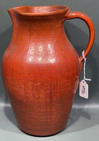 REDWARE POTTERY PITCHER
