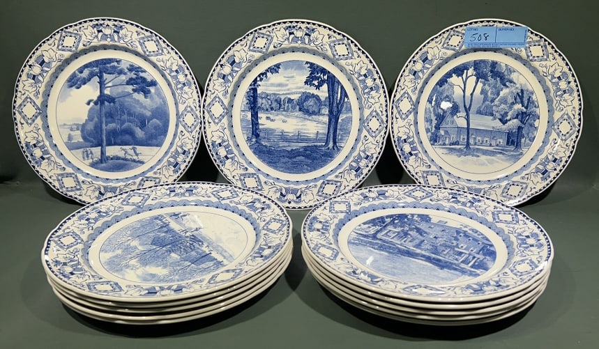 13 WEDGWOOD WESTTOWN SCHOOL PLATES (1 of 11)