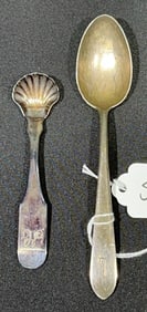 EARLY KIRK COIN SILVER SPOON & KIRK & SON SPOON
