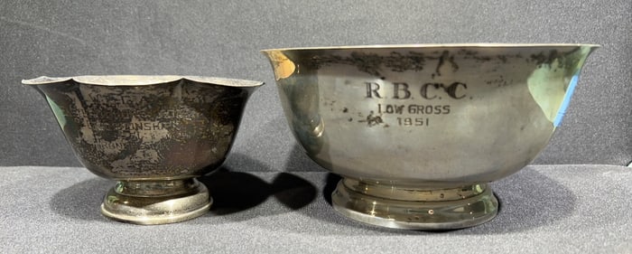 2 STERLING BOWLS