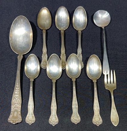 COLLECTION OF VARIOUS STERLING FLATWARE (1 of 6)