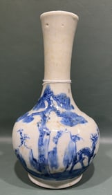 CHINESE PORCELAIN VASE "BLEU DE HUE"