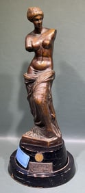 BRONZE FIGURE OF A WOMAN