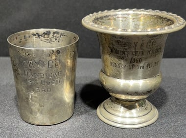 CHESTER RIVER YACHT & CO. CLUB STERLING TROPHIES