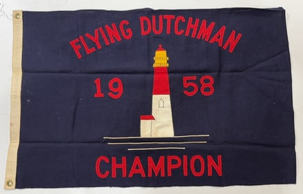 FLYING DUTCHMAN 1958 CHAMPIONSHIP FLAG