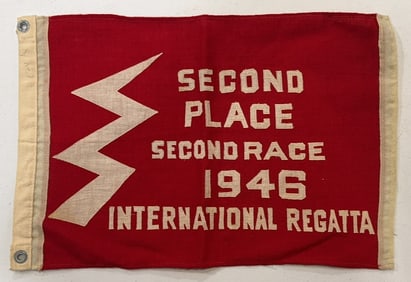 VINTAGE INTERNATIONAL REGATTA 2ND PLACE FLAG