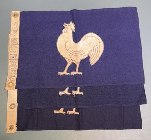 3 VARIOUS ROOSTER SAILING RACING FLAGS (1 of 8)
