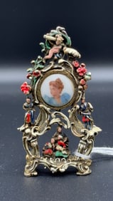 MINIATURE LIMOGES PORCELAIN PORTRAIT