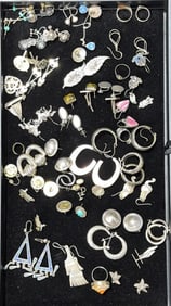 COLLECTION OF STERLING EARRINGS