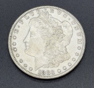 1883 "S" MORGAN SILVER DOLLAR
