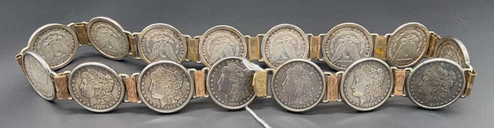 15-1890 CARSON CITY SILVER DOLLARS BELT
