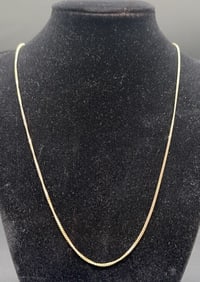 14KT GOLD 20" CHAIN NECKLACE