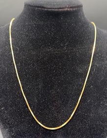 14KT GOLD CHAIN NECKLACE ~ 20"