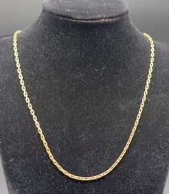 14KT GOLD NECKLACE ~ 18" LONG