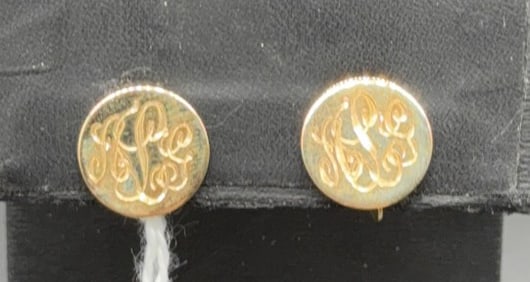14KT YELLOW GOLD EARRINGS