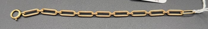 14KT GOLD LARGE LINK BRACELET