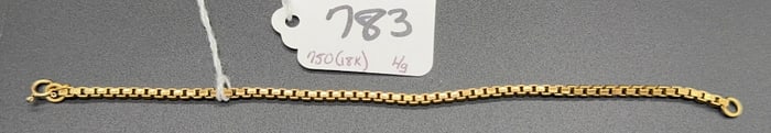 18KT (750) GOLD CHAIN BRACELET