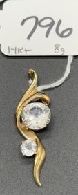 14KT YELLOW GOLD PENDANT