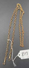 14KT ROSE GOLD WATCH FOB CHAIN