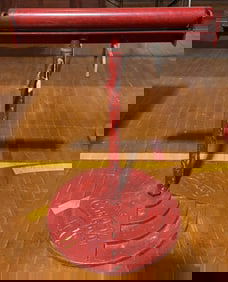 COCA-COLA CAST IRON LOLLIPOP SIGN BASE