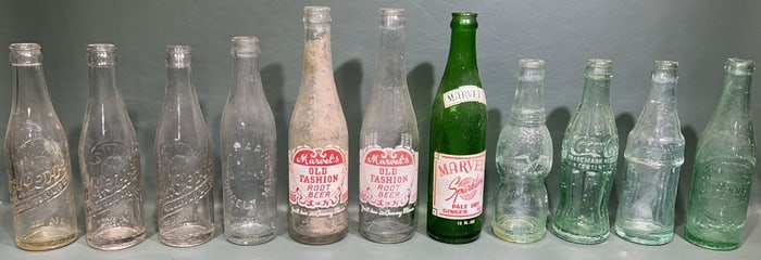 COLL OF VARIOUS VINTAGE MARYLAND SODA BOTTLES