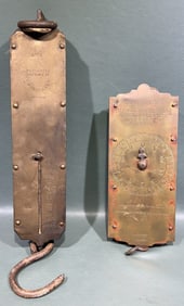 ANT. CHATILLONS & C FORSCHNER BRASS SPRING SCALES
