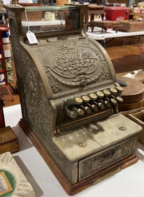 NATIONAL BARBER SHOP/CANDY STORE CASH REGISTER