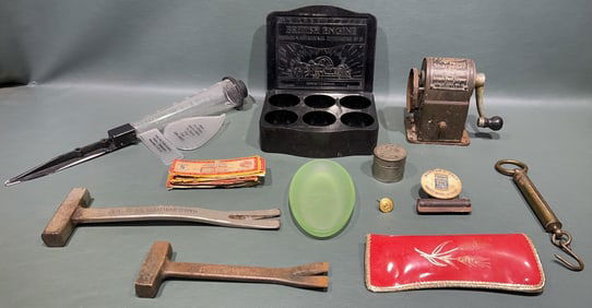 COLL. OF VINTAGE ADVERTISING COUNTRY STORE PIECES