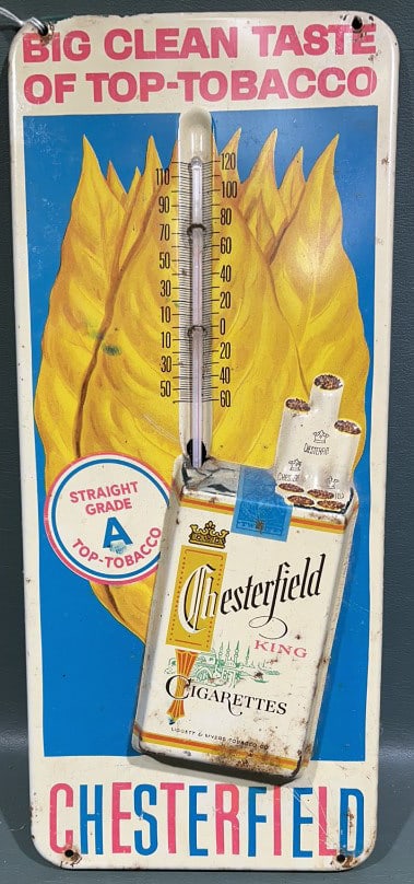 CHESTERFIELD CIGARETTES ADVERTISING THERMOMETER (1 of 4)