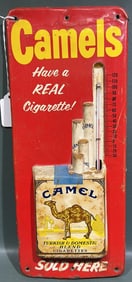 CAMEL CIGARETTES ADVERTISING THERMOMETER