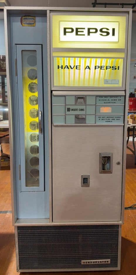 PEPSI-COLA VENTILATOR VENDING MACHINE - 6