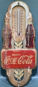 VINTAGE COCA-COLA ADVERTISING THERMOMETER