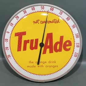 VINTAGE TRU-ADE ADVERTISING THERMOMETER