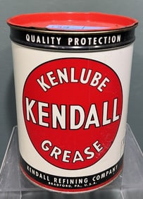 VINTAGE KENDALL KENLUBE GREASE CAN
