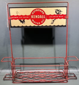 KENDALL OUTBOARD MOTOR OIL DISPLAY RACK