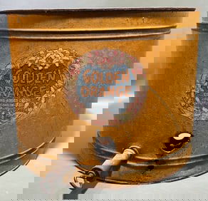 VINTAGE GOLDEN ORANGEADE SODA DISPENSER