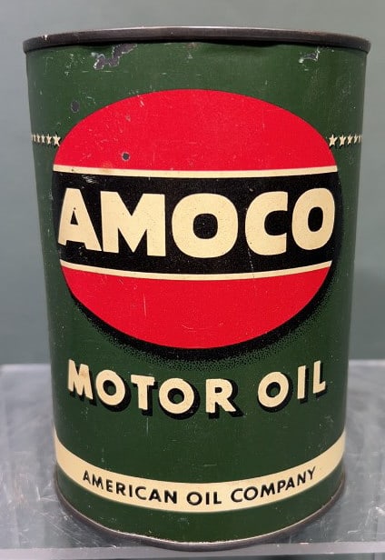 AMOCO 1 QUART MOTOR OIL CAN (1 of 5)
