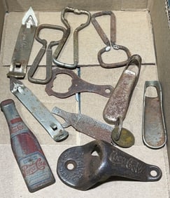 COLLECTION OF VARIOUS VINTAGE BOTTLE OPENERS