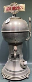 ART DECO AMERICAN METAL WARE HOT DRINK DISPENSER
